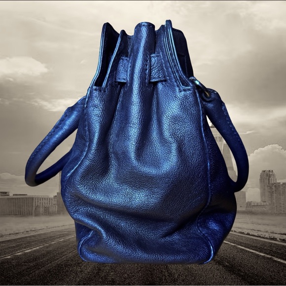 Michael Michael Kors Black Leather Hamilton Tote Bag EUC - Picture 4 of 10